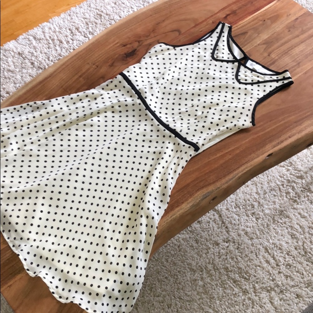 Flowy Polka Dot Dress